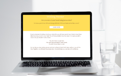 Website Copy For Writing Mentor